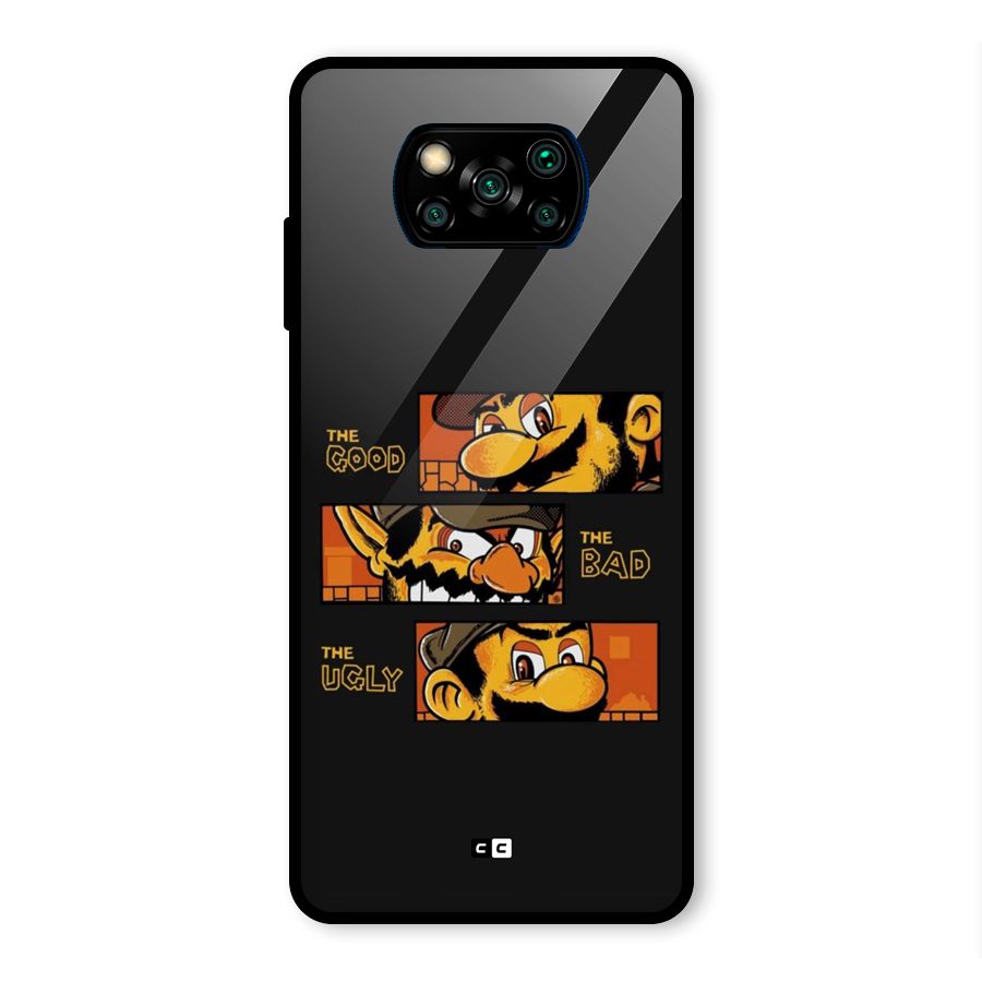 The Good Bad Ugly Glass Back Case for Poco X3 Pro