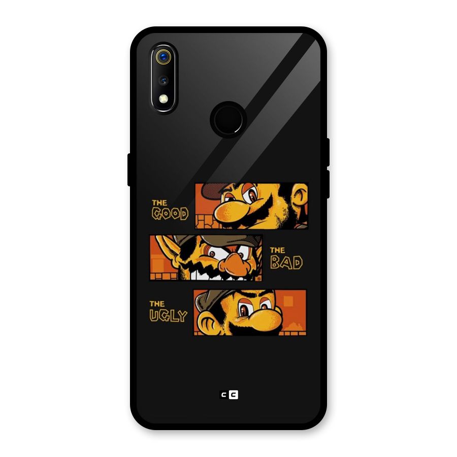 The Good Bad Ugly Glass Back Case for Realme 3i