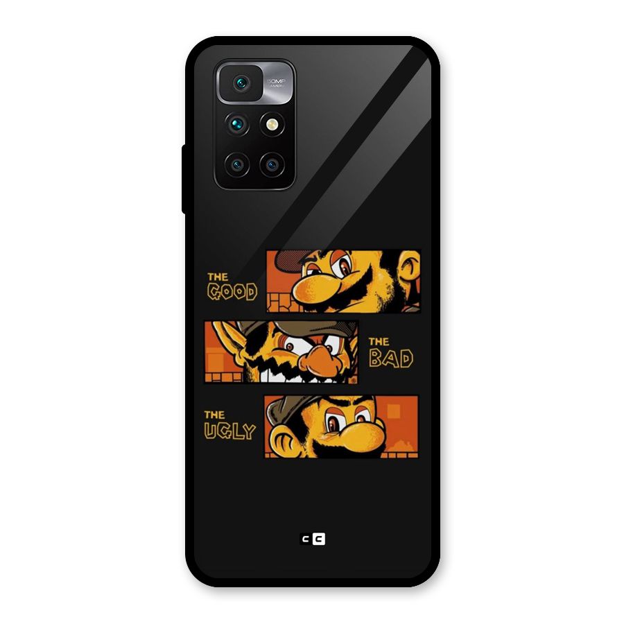 The Good Bad Ugly Glass Back Case for Redmi 10 Prime