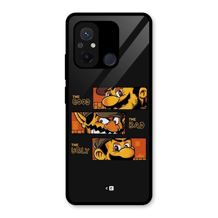 The Good Bad Ugly Glass Back Case for Redmi 12C