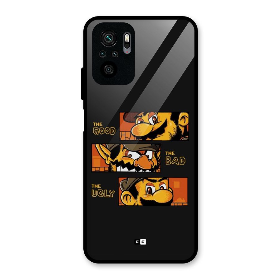 The Good Bad Ugly Glass Back Case for Redmi Note 10