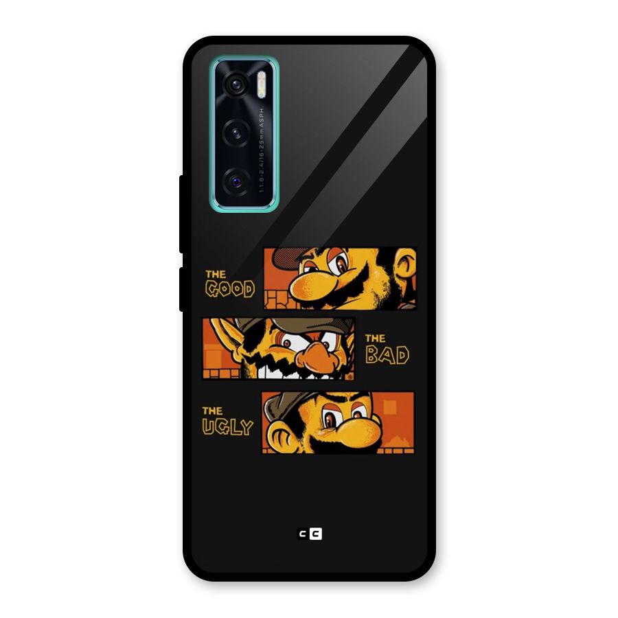The Good Bad Ugly Glass Back Case for Vivo V20 SE