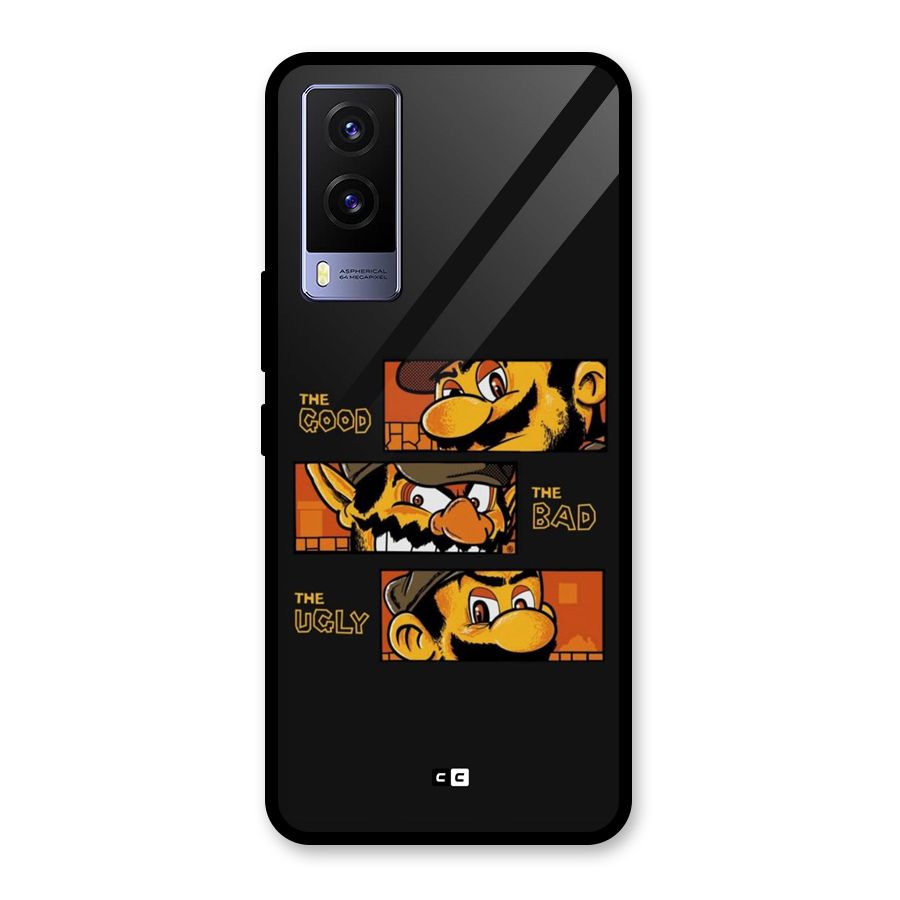The Good Bad Ugly Glass Back Case for Vivo V21e 5G