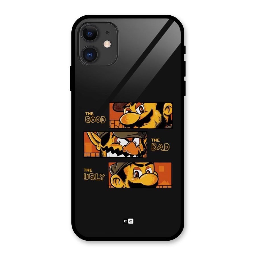 The Good Bad Ugly Glass Back Case for iPhone 11