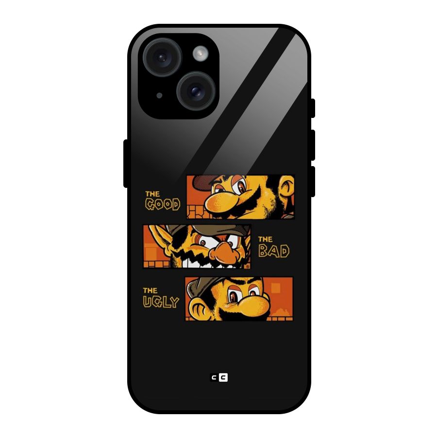 The Good Bad Ugly Glass Back Case for iPhone 15