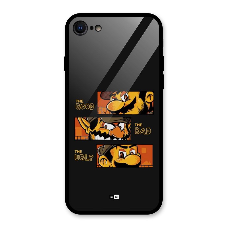 The Good Bad Ugly Glass Back Case for iPhone 8
