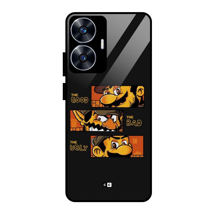 The Good Bad Ugly Glass Back Case for realme C55