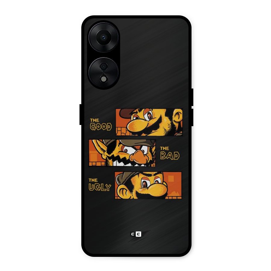 The Good Bad Ugly Metal Back Case for Oppo A78 5G