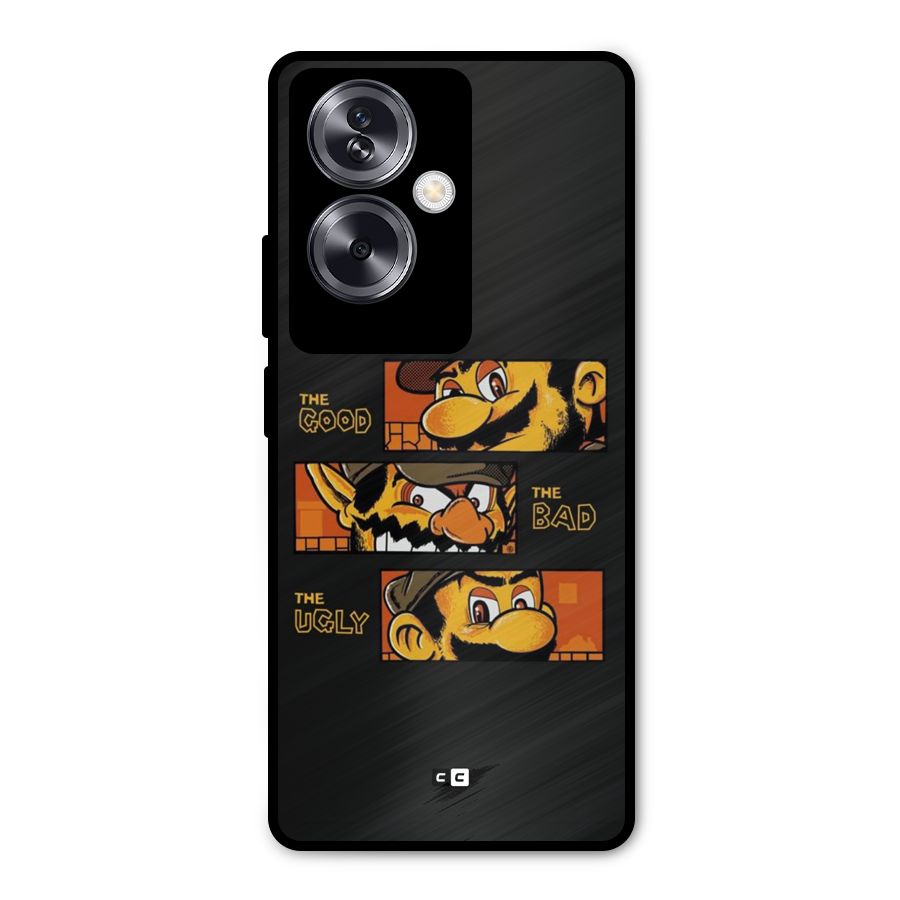 The Good Bad Ugly Metal Back Case for Oppo A79 5G
