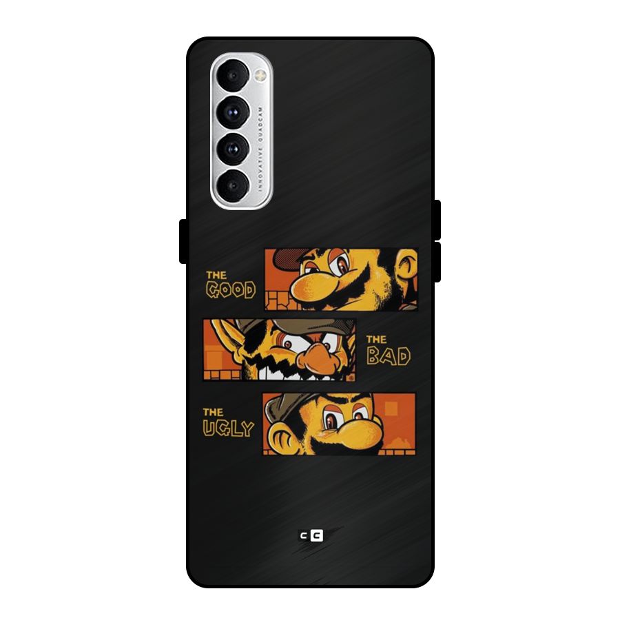 The Good Bad Ugly Metal Back Case for Oppo Reno4 Pro