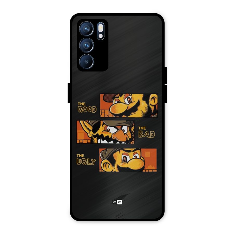The Good Bad Ugly Metal Back Case for Oppo Reno6 5G