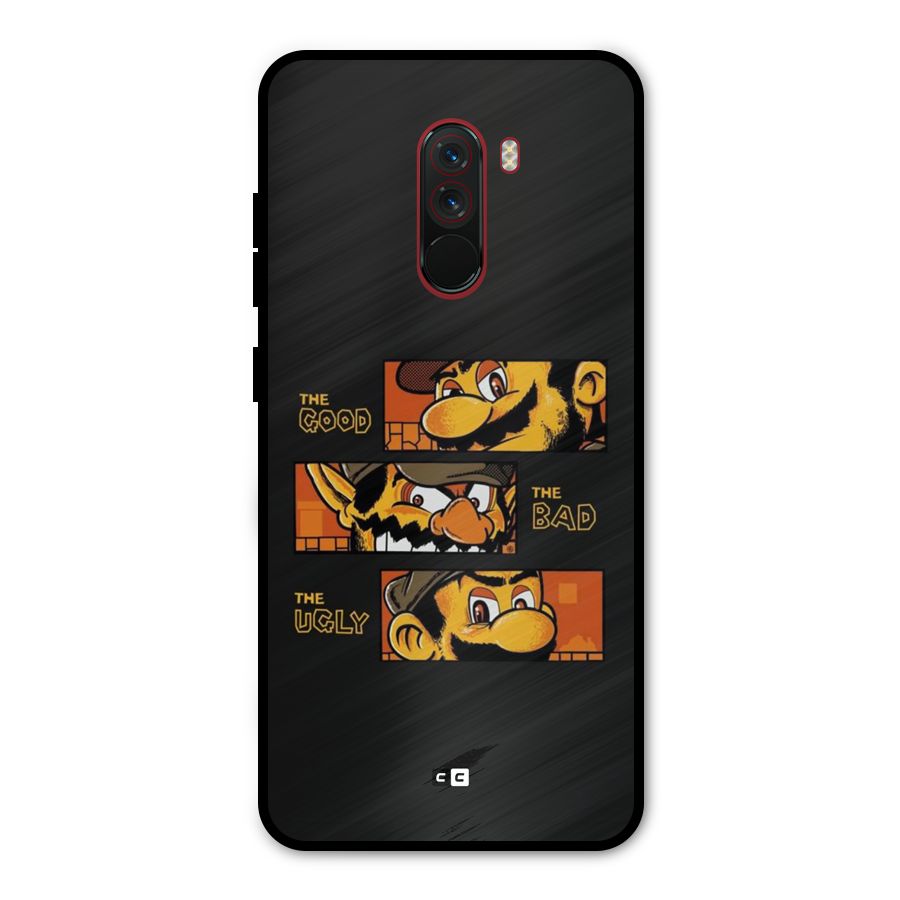 The Good Bad Ugly Metal Back Case for Poco F1
