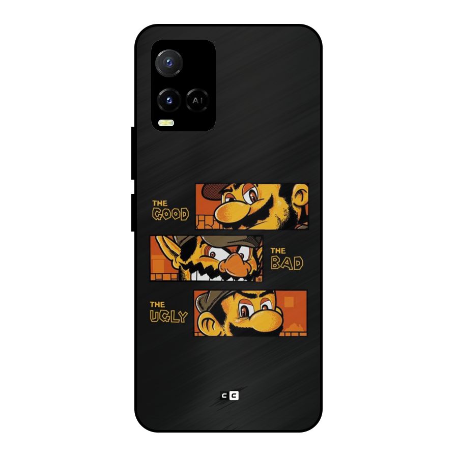The Good Bad Ugly Metal Back Case for Vivo Y21A