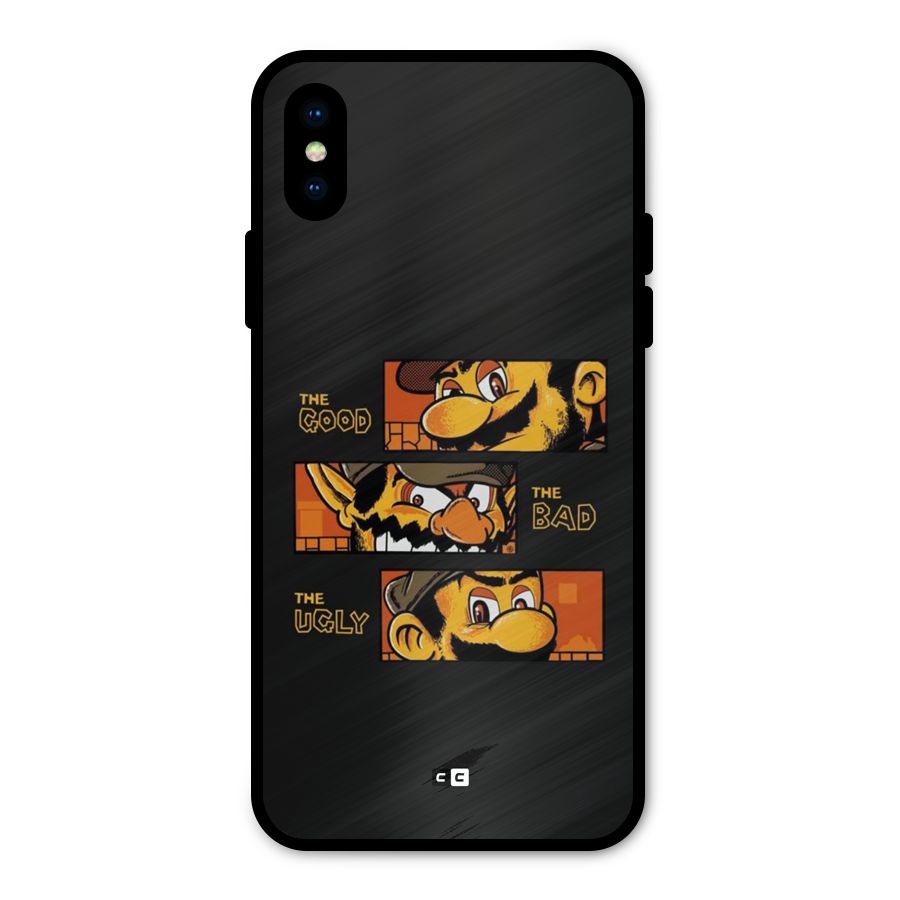 The Good Bad Ugly Metal Back Case for iPhone XS