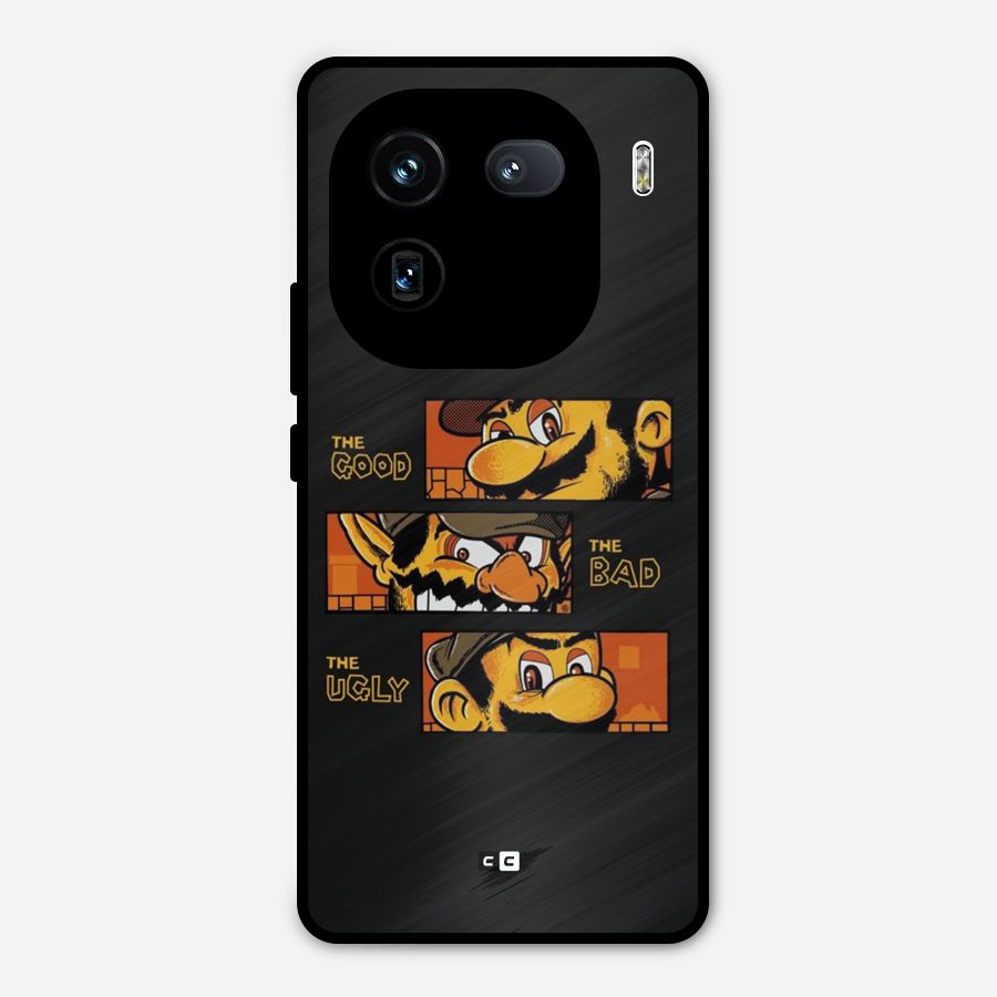 The Good Bad Ugly Metal Back Case for iQOO 12