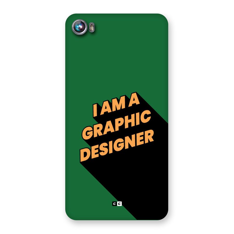 The Graphic Designer Back Case for Canvas Fire 4 (A107)