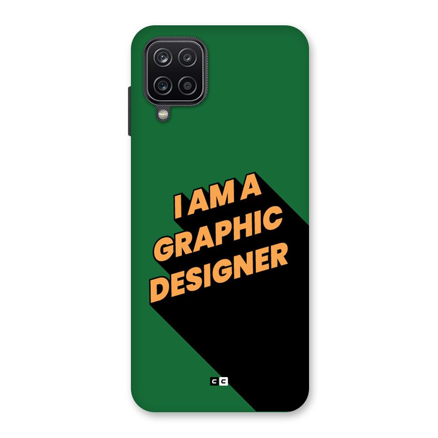 The Graphic Designer Back Case for Galaxy A12