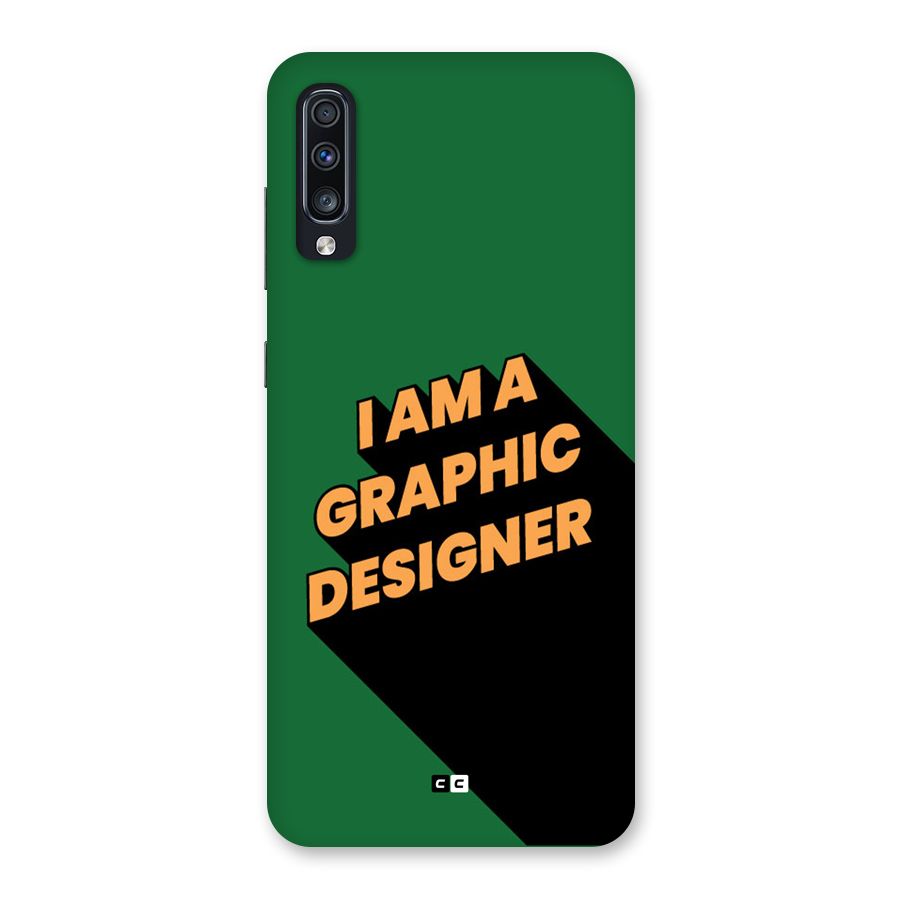 The Graphic Designer Back Case for Galaxy A70