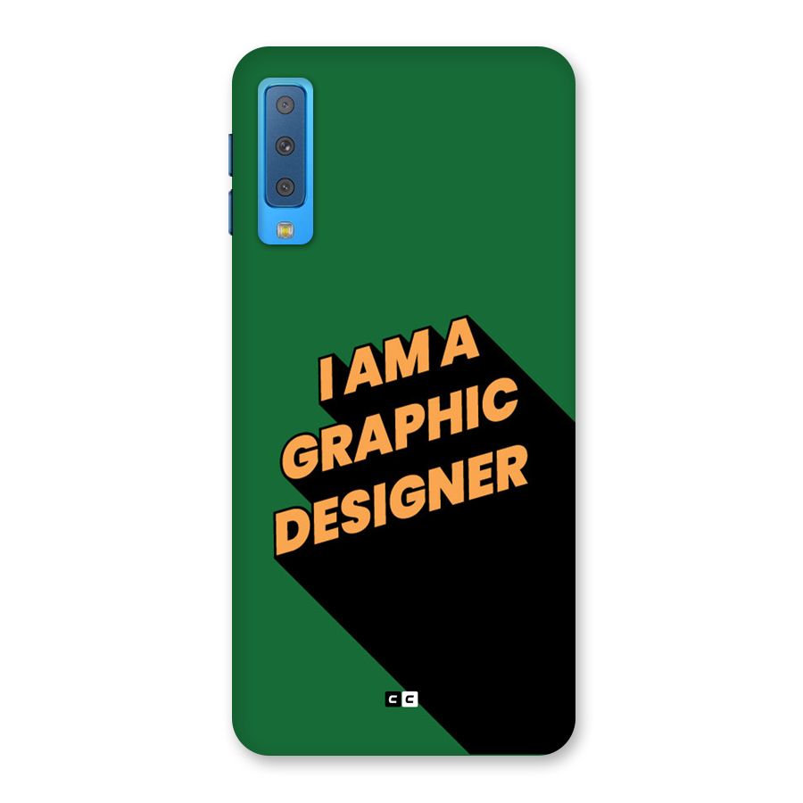 The Graphic Designer Back Case for Galaxy A7 (2018)