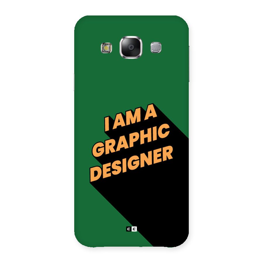 The Graphic Designer Back Case for Galaxy E5