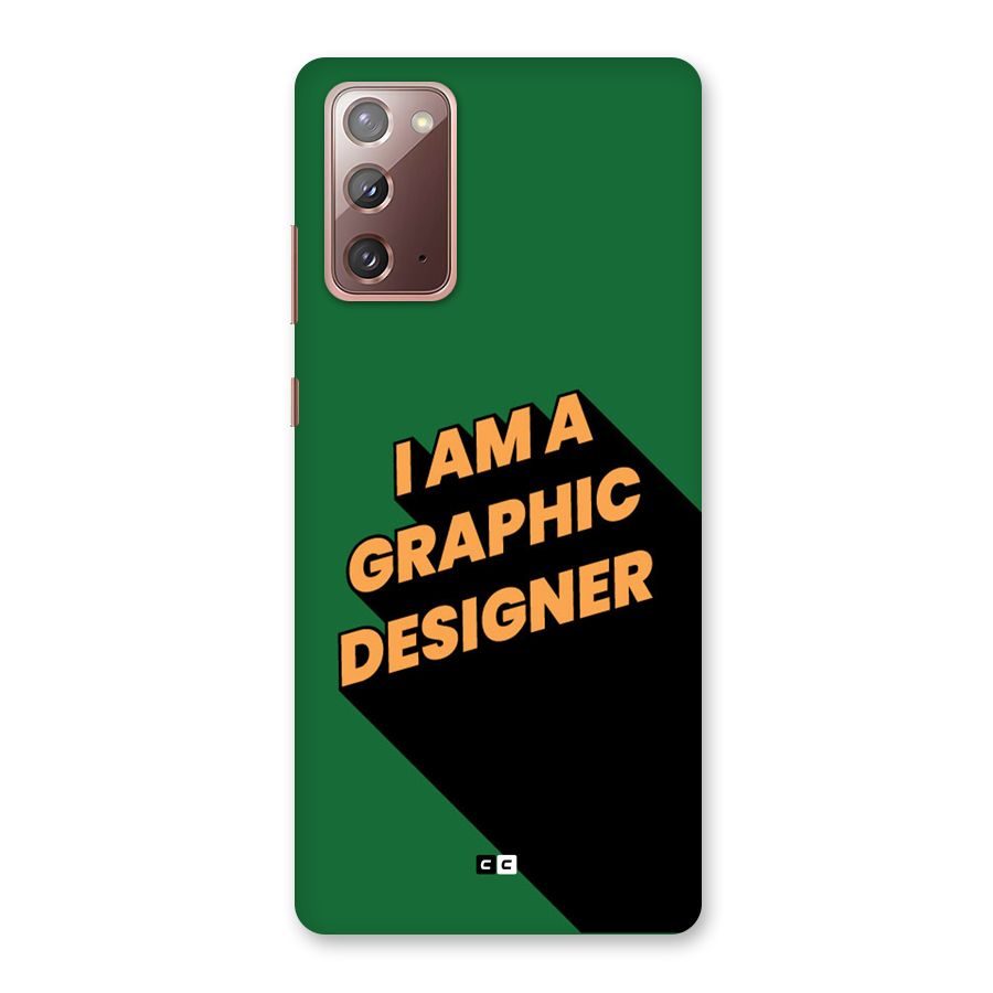 The Graphic Designer Back Case for Galaxy Note 20