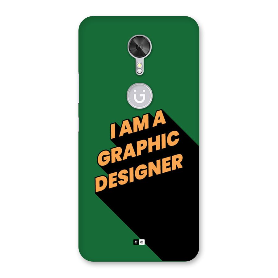 The Graphic Designer Back Case for Gionee A1
