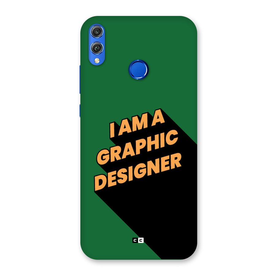 The Graphic Designer Back Case for Honor 8X