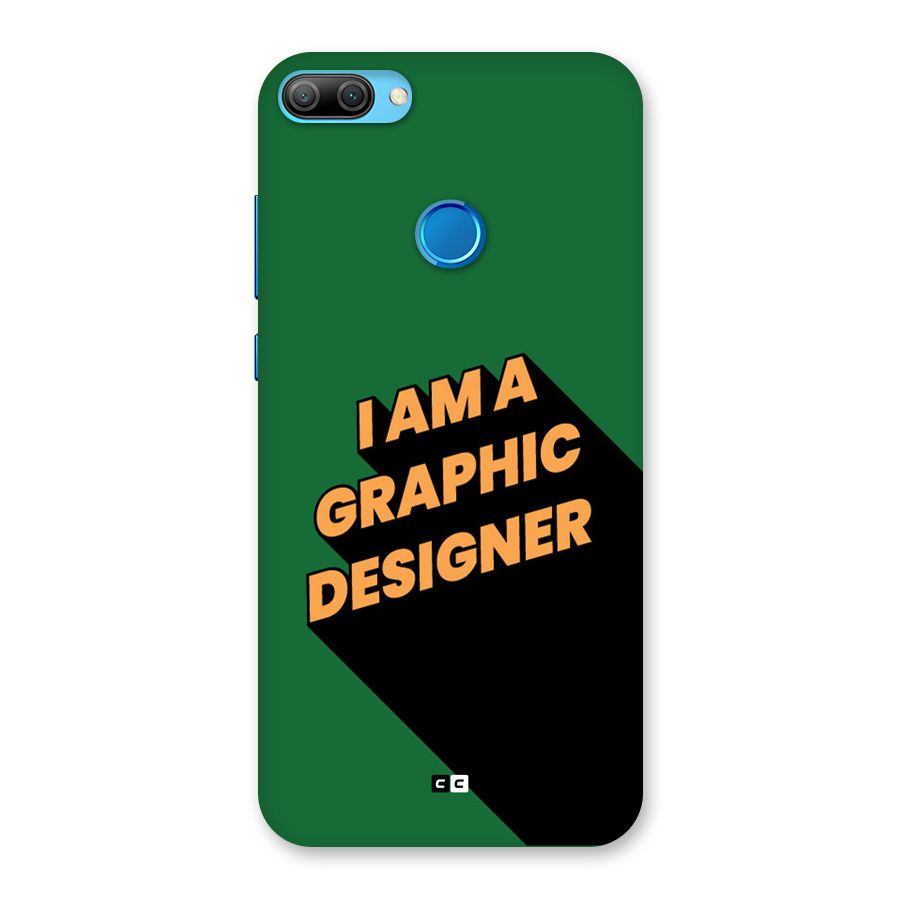 The Graphic Designer Back Case for Honor 9N