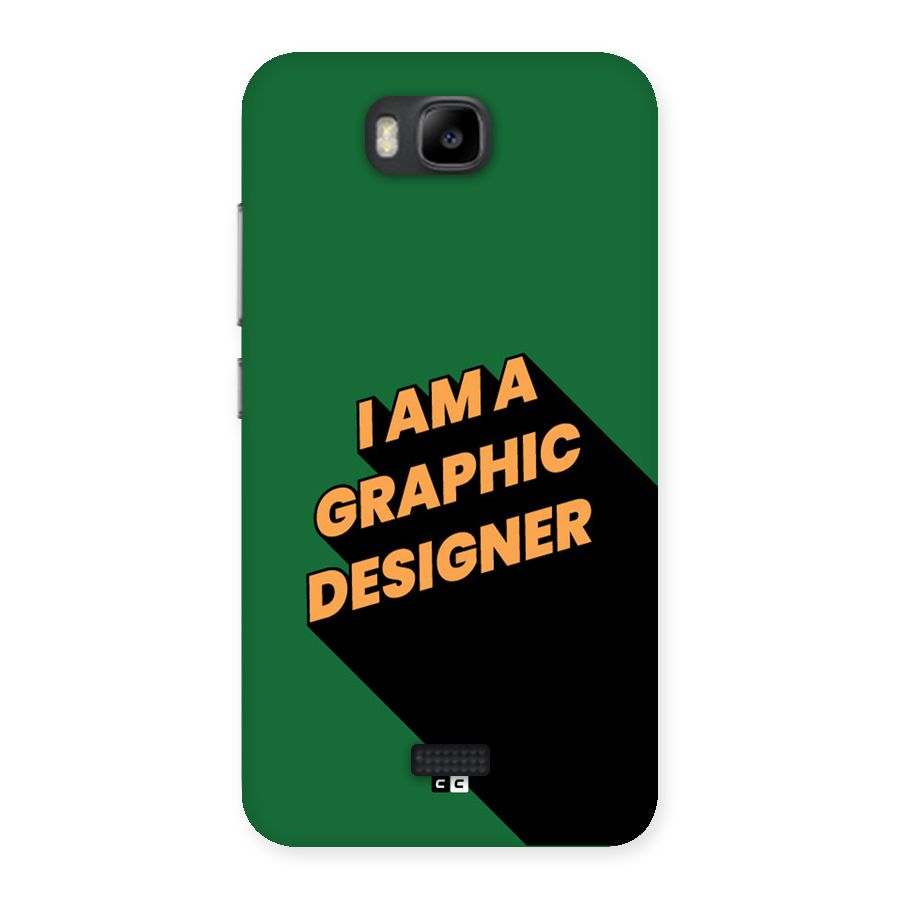 The Graphic Designer Back Case for Honor Bee
