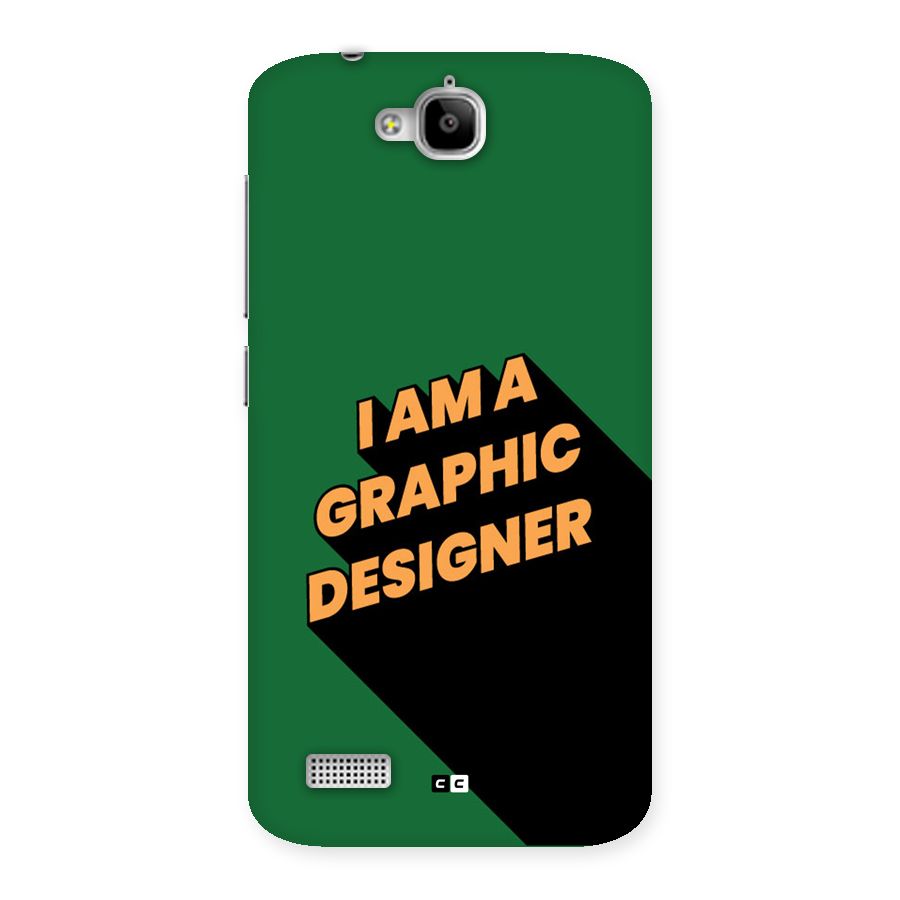 The Graphic Designer Back Case for Honor Holly