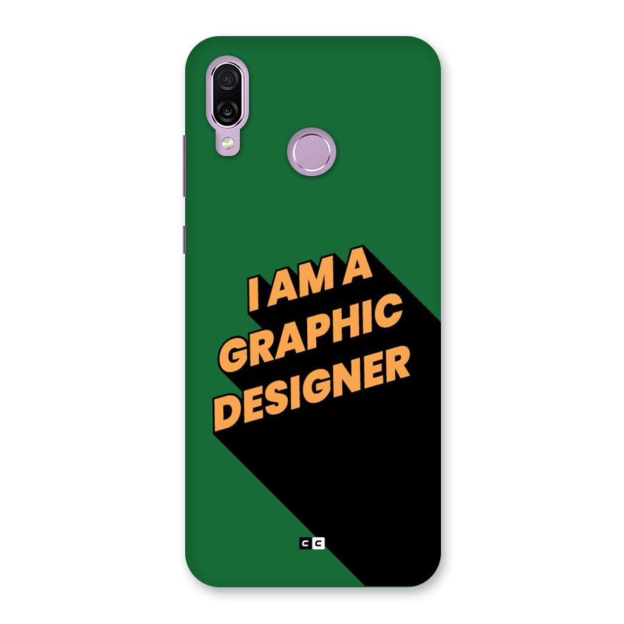 The Graphic Designer Back Case for Honor Play