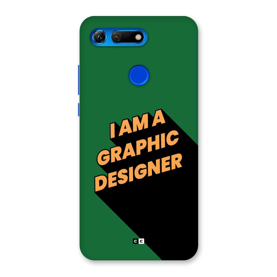 The Graphic Designer Back Case for Honor View 20