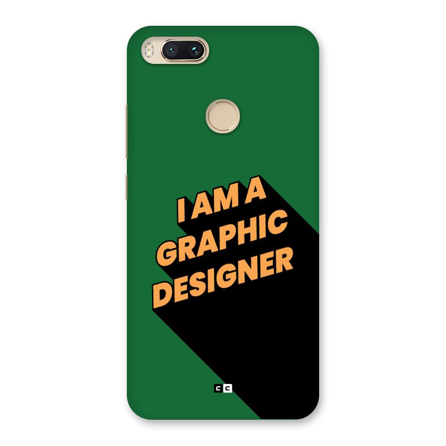 The Graphic Designer Back Case for Mi A1