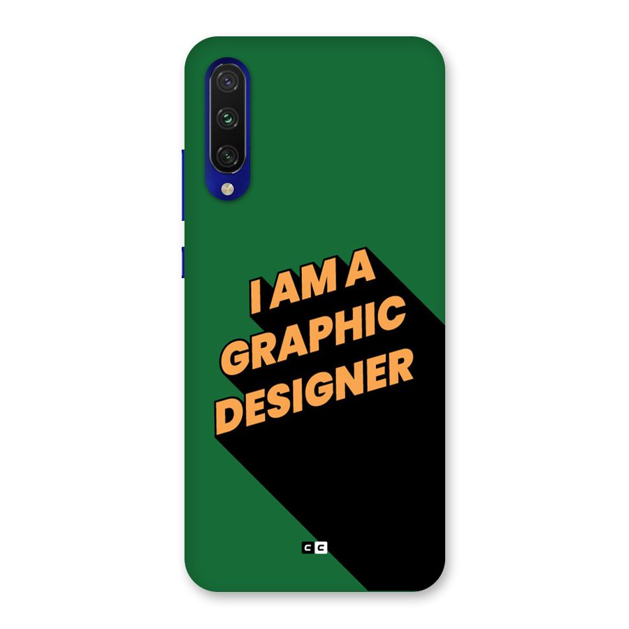 The Graphic Designer Back Case for Mi A3