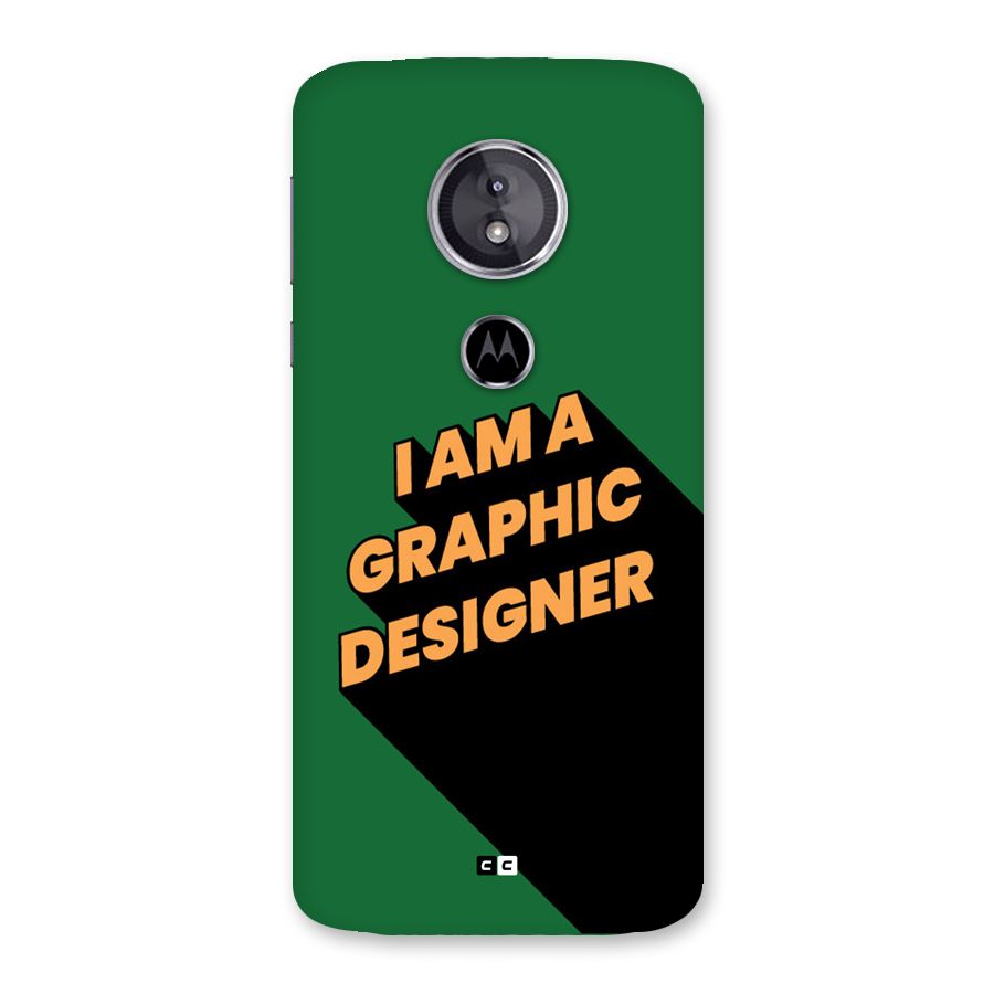 The Graphic Designer Back Case for Moto E5