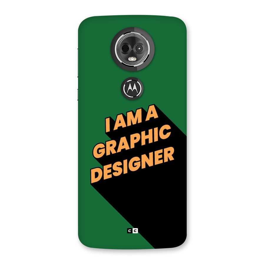 The Graphic Designer Back Case for Moto E5 Plus