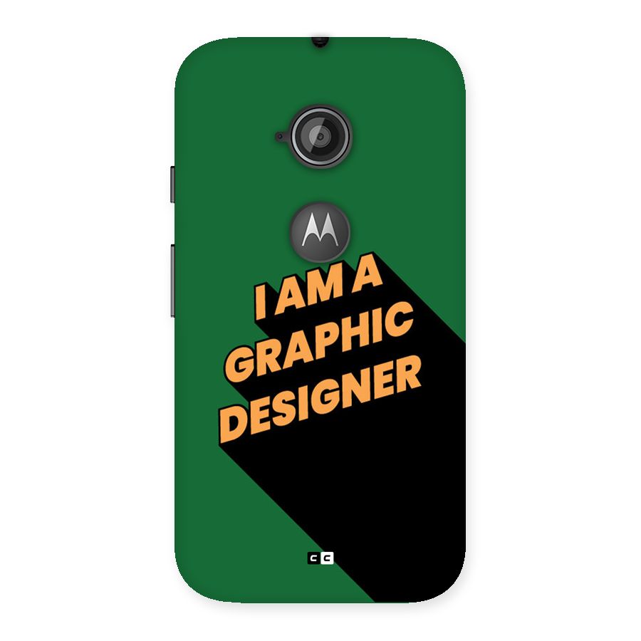 The Graphic Designer Back Case for Moto E 2nd Gen