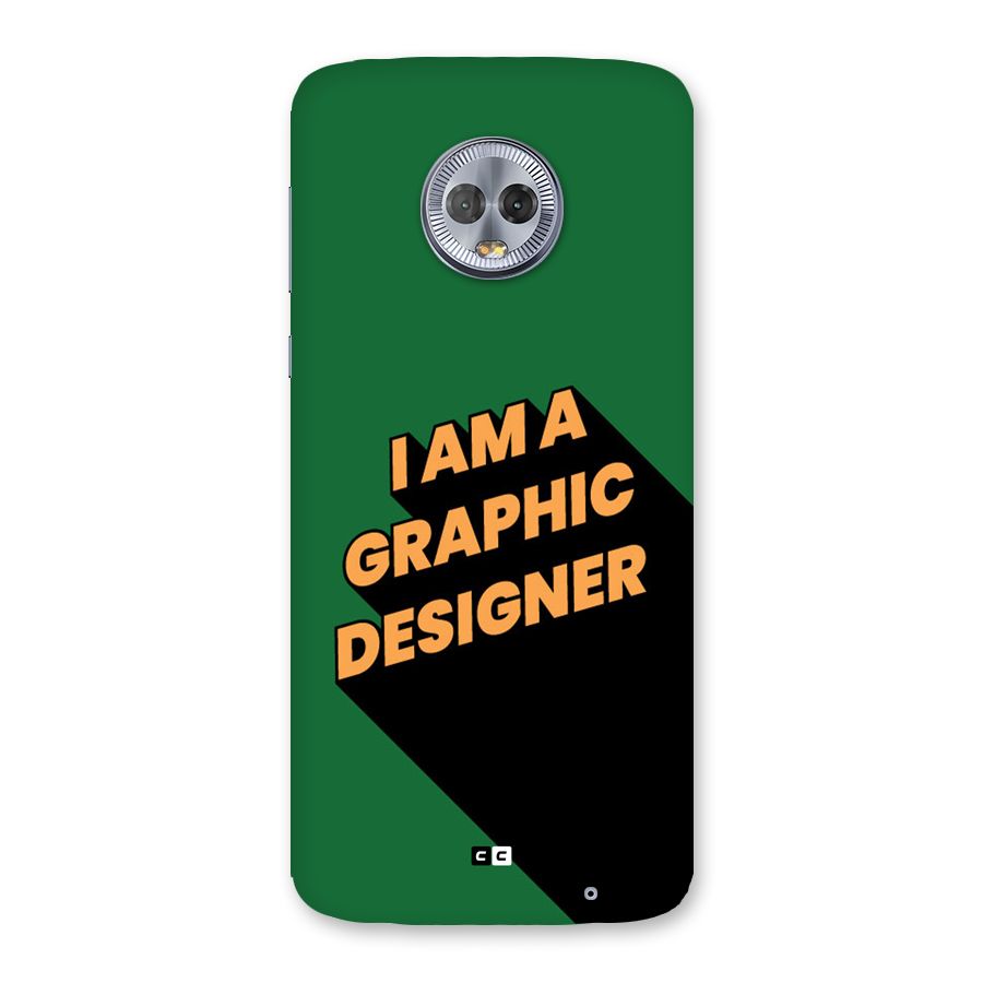 The Graphic Designer Back Case for Moto G6 Plus