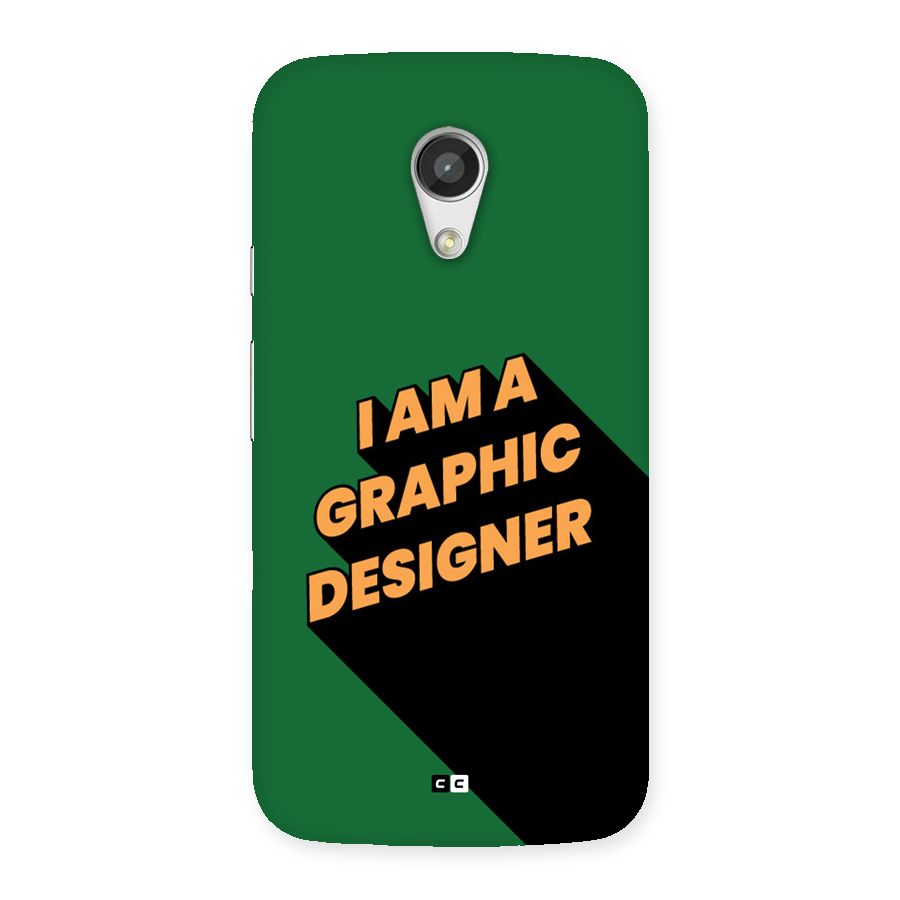 The Graphic Designer Back Case for Moto G 2nd Gen