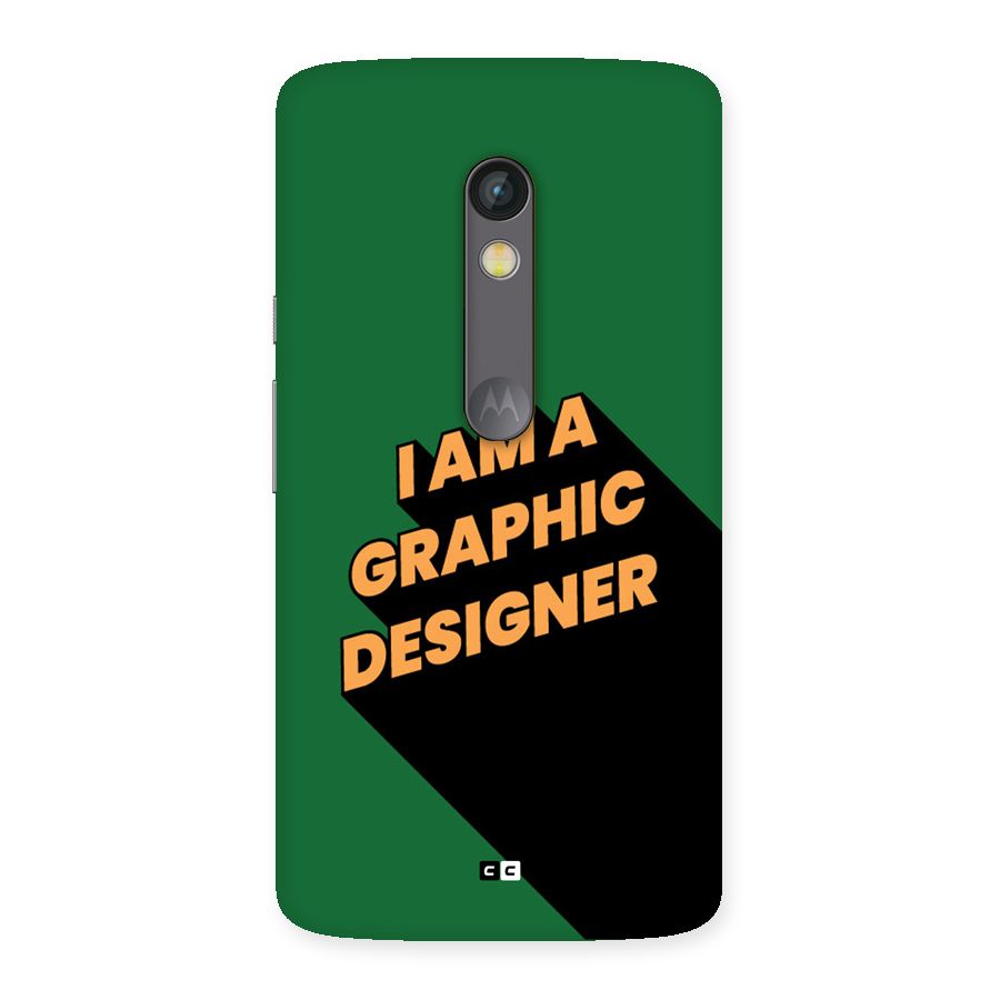 The Graphic Designer Back Case for Moto X Play