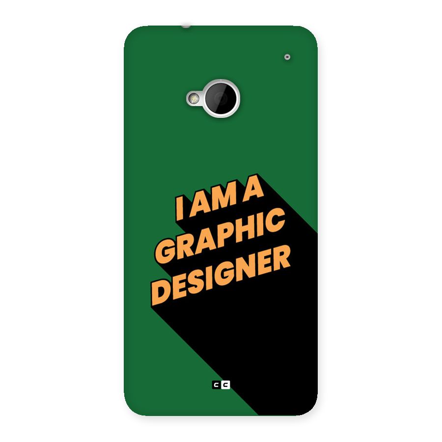 The Graphic Designer Back Case for One M7 (Single Sim)