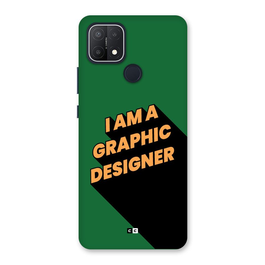 The Graphic Designer Back Case for Oppo A15s
