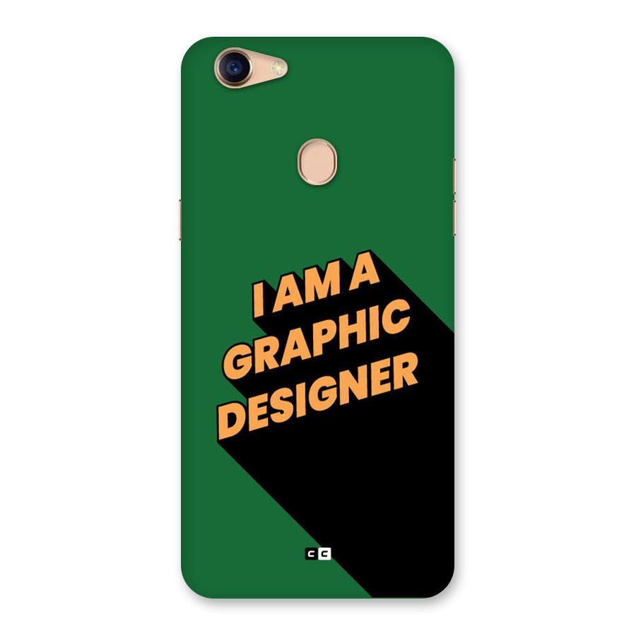 The Graphic Designer Back Case for Oppo F5