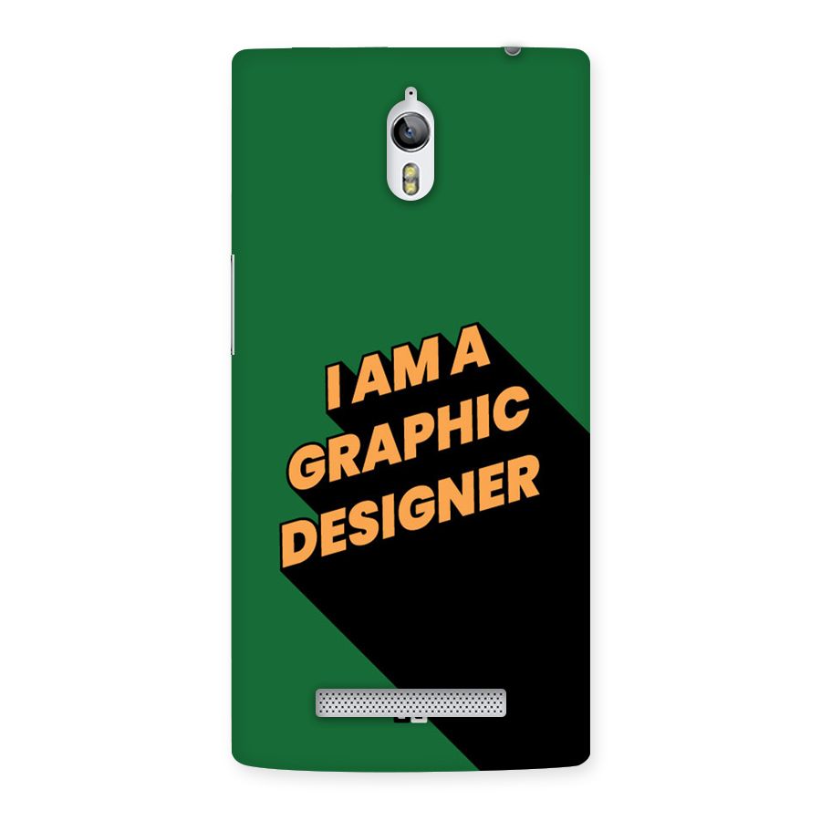 The Graphic Designer Back Case for Oppo Find 7