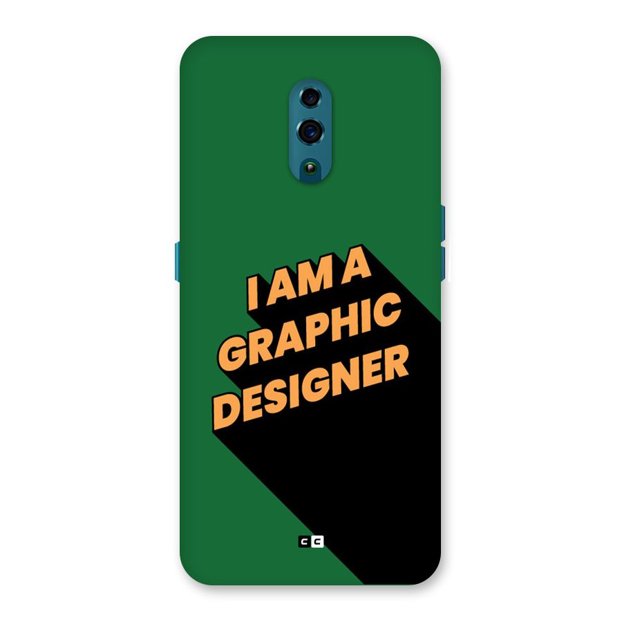 The Graphic Designer Back Case for Oppo Reno