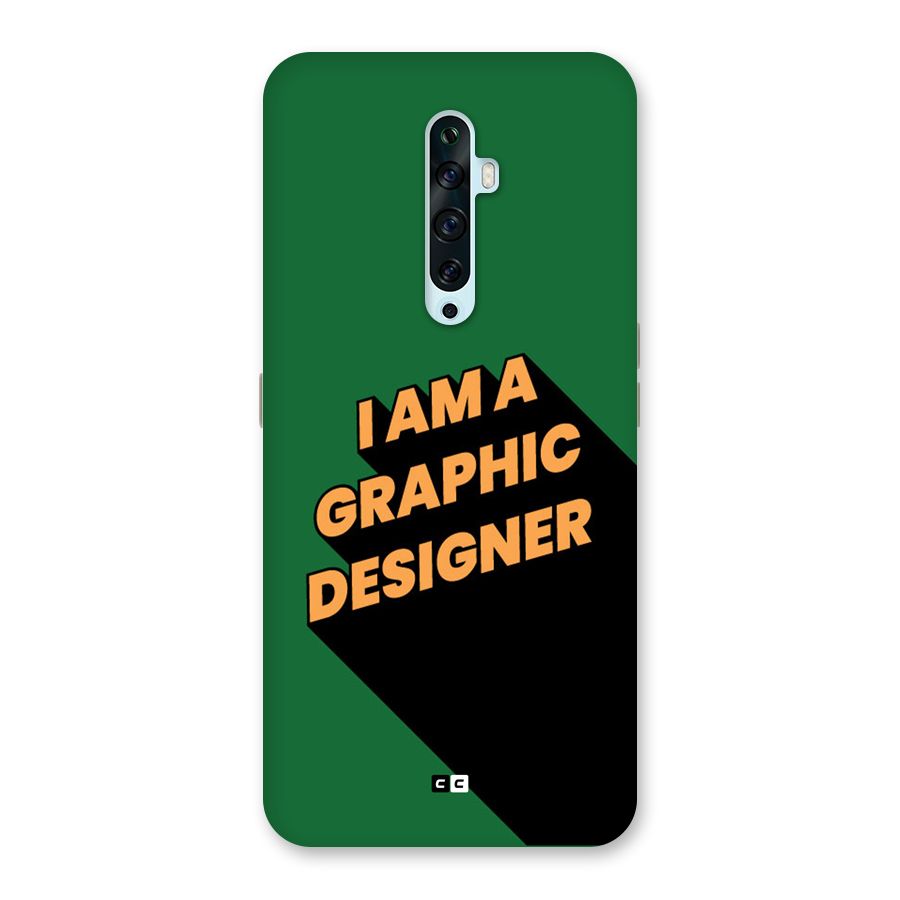 The Graphic Designer Back Case for Oppo Reno2 F