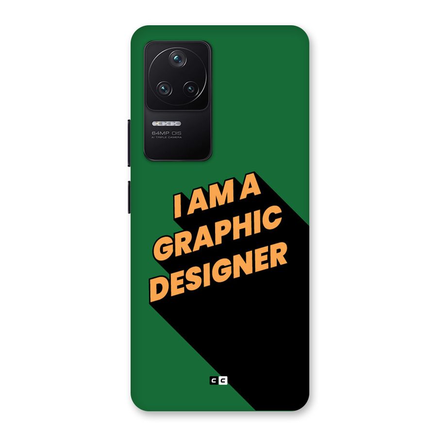The Graphic Designer Back Case for Poco F4 5G