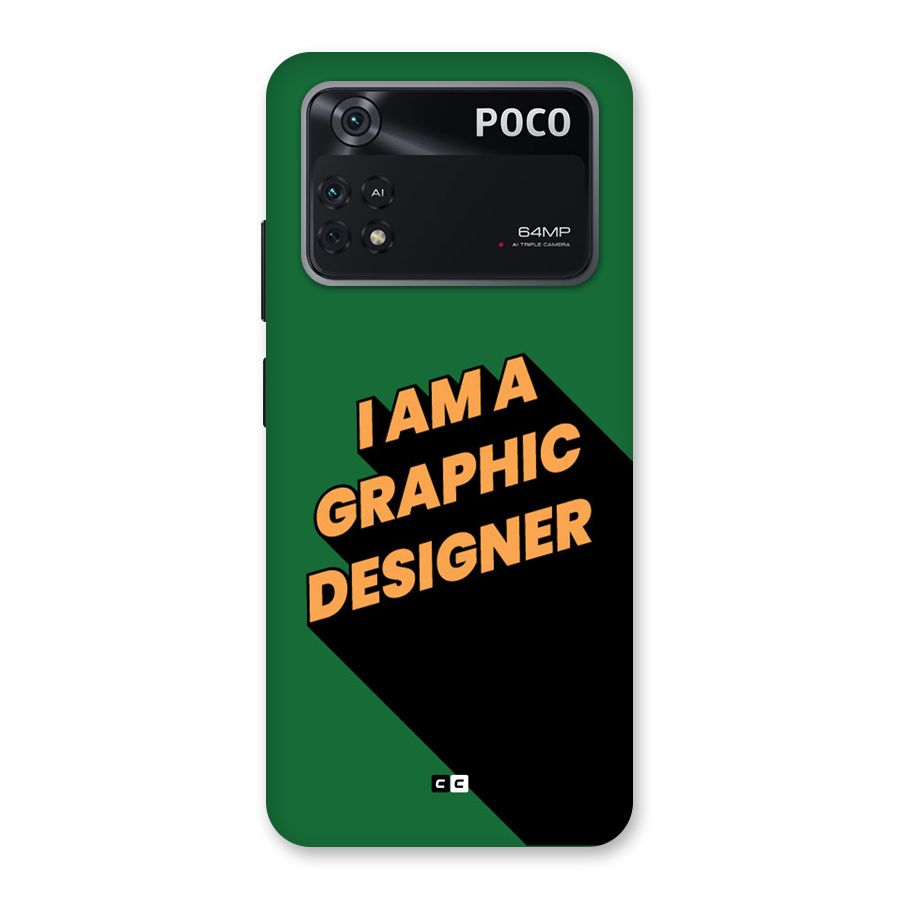 The Graphic Designer Back Case for Poco M4 Pro 4G
