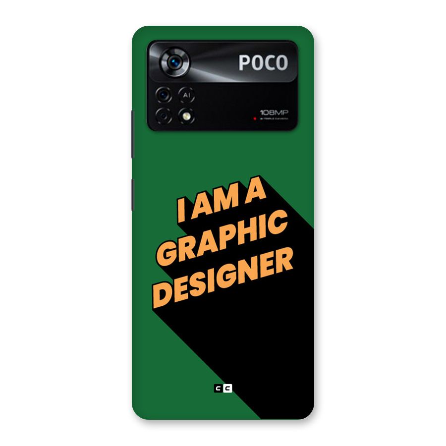 The Graphic Designer Back Case for Poco X4 Pro 5G