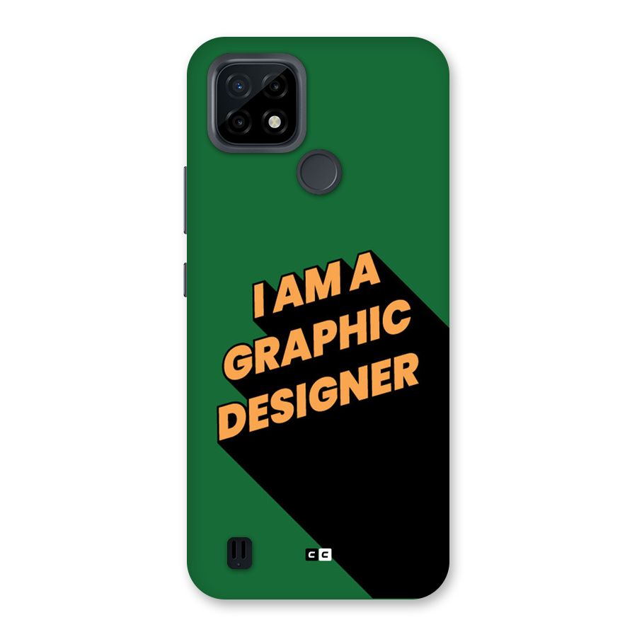 The Graphic Designer Back Case for Realme C21